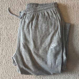 Nike Men’s Grey Heather Fleece Joggers